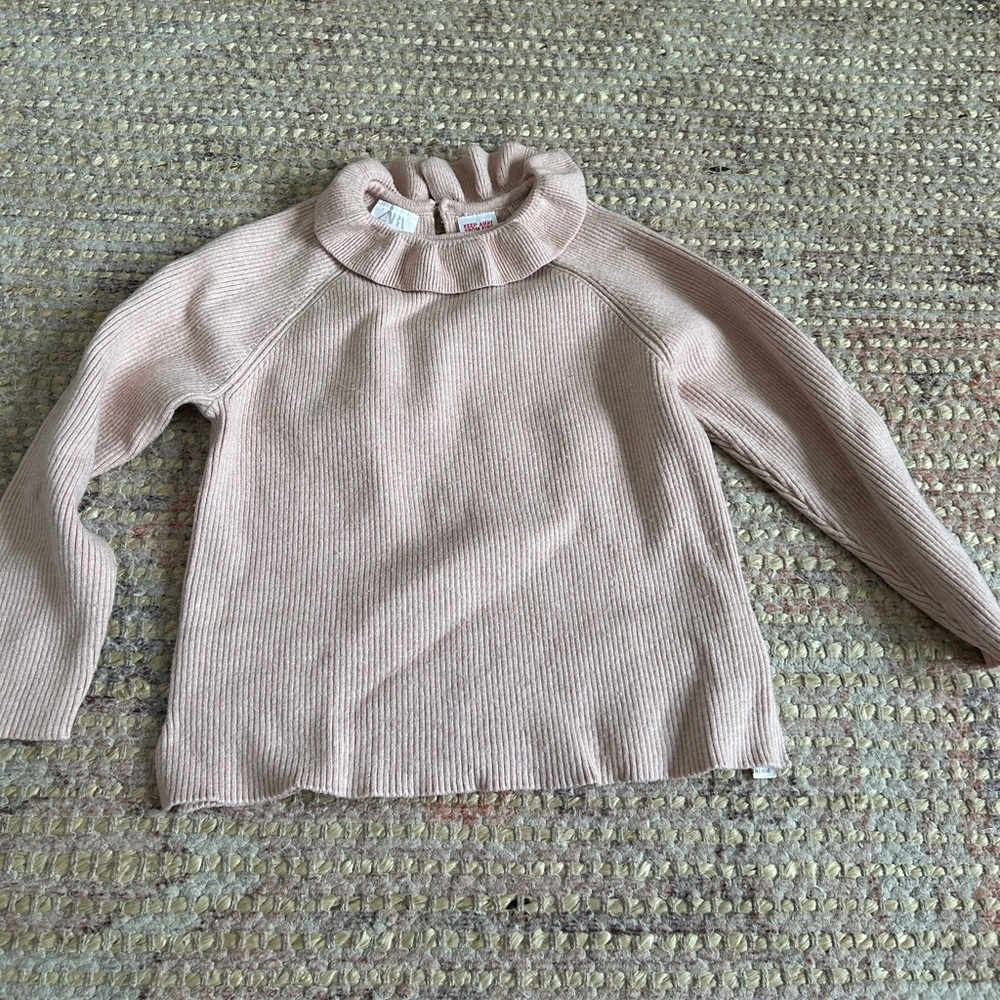 Kids Pink Zara Sweater sz 3/4